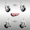 Service Caster 3 Inch 316SS High Temp Glass Filled Nylon 1/2 Inch Stem Caster Brakes SCC, 2PK SS316TS20S314-GFNSHT-121315-2-TLB-2 - alternate 6